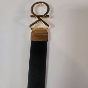 NWT Calvin Klein Reversible Monogram Buckle Belt - Snake Print - Size M